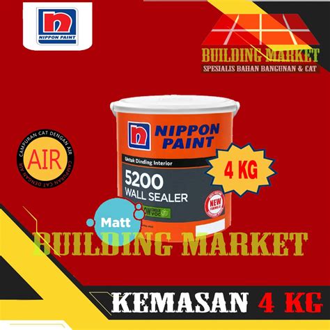 Jual ALKALI SEALER CAT DASAR NIPPON PAINT 5200 WALL SEALER INTERIOR 4