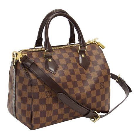 Lv Speedy 25 Bandouliere Damier Azur - Speedy 25