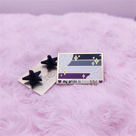 Asexual Ace Lgbtqia Enamel Pin Etsy