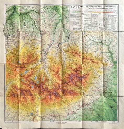 Zwoli Ski Tadeusz Tatry Wysokie I Bielskie Lw W Mapa