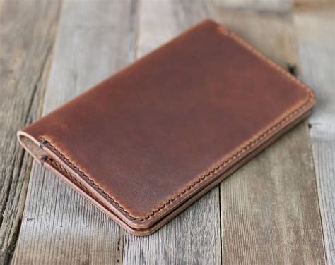 Personalized Leather Field Notes Wallet Valentine Gift Field Etsy