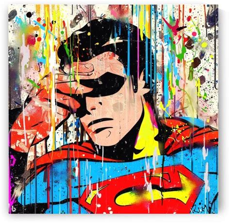 Superman Abstract Art