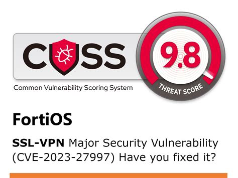 Fortiosssl Vpn Major Security Vulnerability Cve Have You