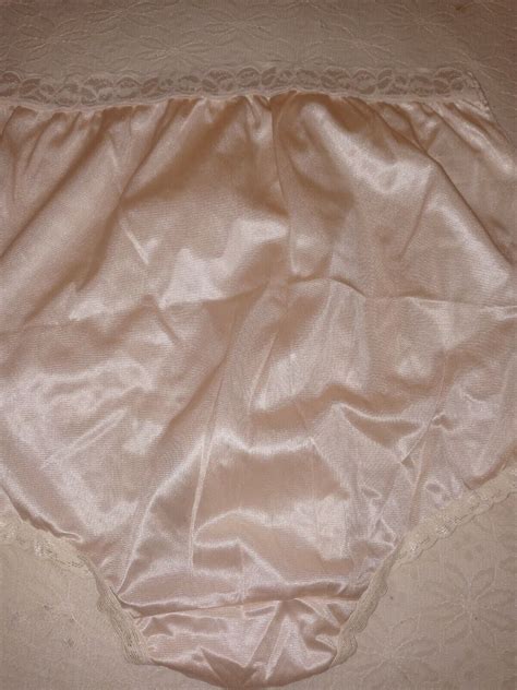 Vintage Granny Sissy Full Cut Nylon Panties By Lovepats Silky Soft