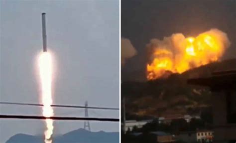 Accidental Launch of Chinese Tianlong-3 Rocket Ends in Fiery Crash