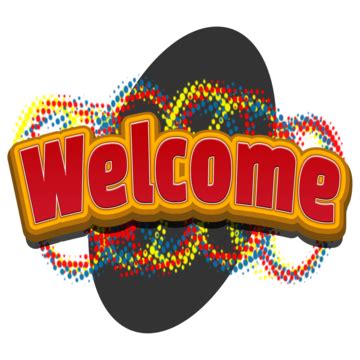 Welcome Text Background PNG Transparent Images Free Download | Vector ...