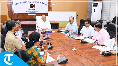 Gujarat Cm Bhupendra Patel Holds Meeting To Take Stock Of Cyclone Biparjoys Impact Youtube