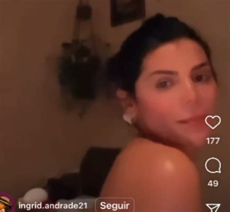 Primeira dama de Arari Ingrid Andrade postou vídeo sensual em suas