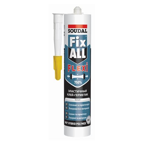 Купить Клей-герметик гибридный универсальный Soudal Fix All Flexi ...