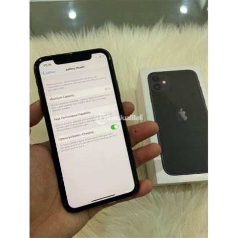 HP IPhone 11 64 Gb Bekas Fullset Kondisi Mulus No Minus Siap Pakai Di