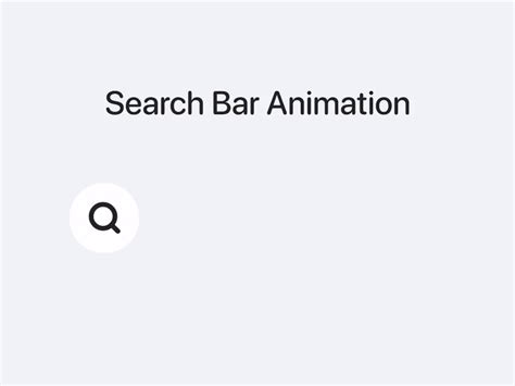 Quick Animation for the search Bar 🔎💨 by Mohammed Hattab on Dribbble