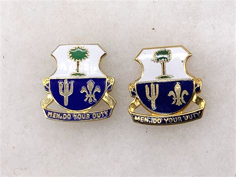 Us Army Rd Infantry Regiment Dui Crests Foxhole Militaria