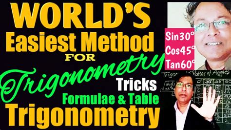 Cbse Class 10 Trigonometry Worlds Easiest Trick How To Remember