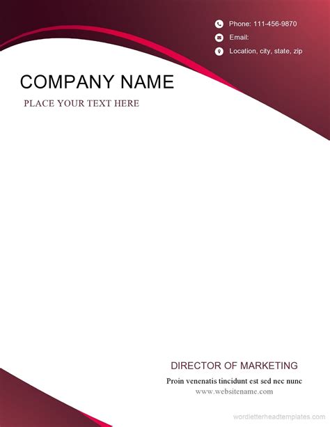 30 Professional Letterhead Formats And Examples Templatearchive Free Letterhead Design