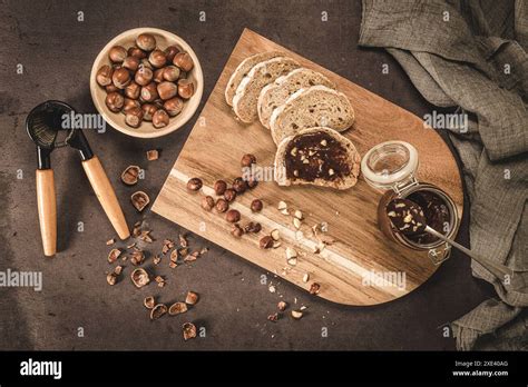 Vegan Chocolate Spread Stock Photo Alamy