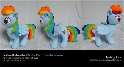 Rainbow Dash plushie by Neon-Juma on DeviantArt