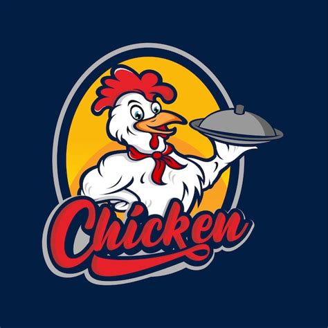 Dise O De Logotipo De Mascota De Gallo De Pollo Vector Premium