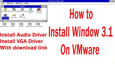 How To Install Windows On Vmware Install Audio Svga Driver Youtube