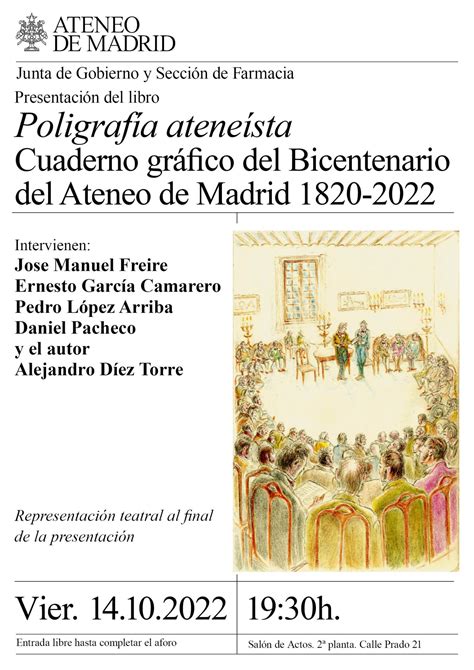 Presentación del libro Poligrafía ateneísta Cuaderno gráfico del