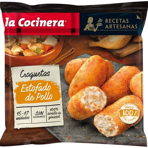 Croquetas De Estofado De Pollo Bolsa 500 G LA COCINERA RECETAS