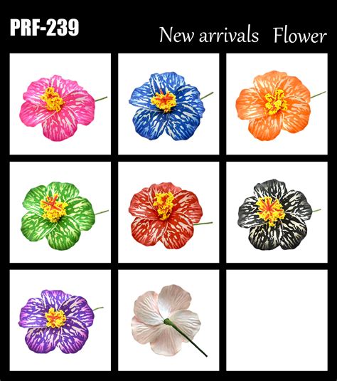 Best Seller Artificial Eva Foam Flower Hair Stem Hawaiian Hibiscus Foam