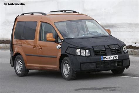 Spy Pics Refreshed Vw Caddy Spied Carsales Au