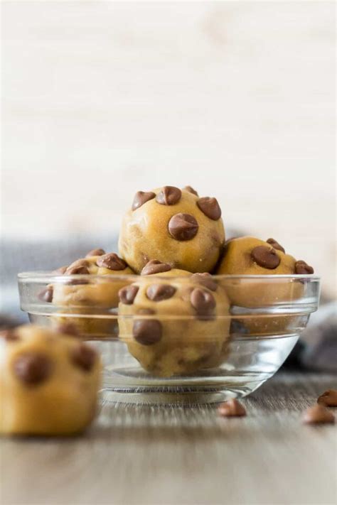 Chocolate Chip Cookie Dough Balls Marsha S Baking Addiction