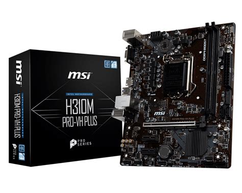 Msi Motherboard H M Pro Vh Plus Help Tech Co Ltd