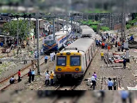 Mumbai Local Train Derailed Harbour Line Services Affected As Coach