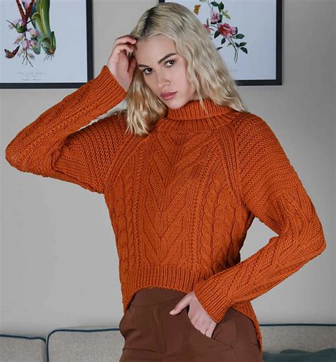 Ravelry Asymmetrical Irish Jumper Pattern By Lana Gatto