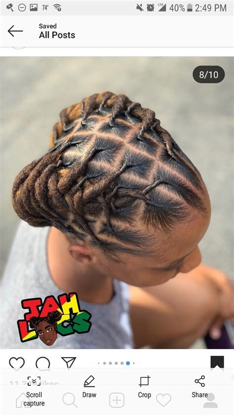 Pin By Nedra Philmore On Prettygirlsloc Faux Locs Hairstyles Short