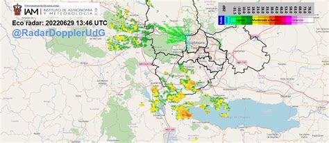 Radar Doppler UdG On Twitter Persisten Los Ecos De Lluvia Moderada A