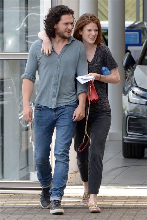 Kit Harington And Rose Leslie Look So In Love During Their First Post