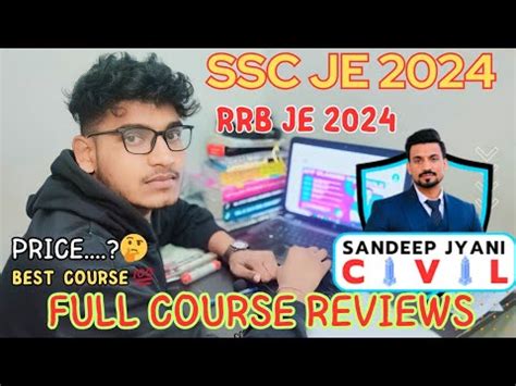 Sandeep Jyani Civil Course Reviews Best Course For SSC JE Or RRB JE