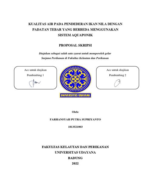 Contoh Draft Proposal Skripsi Pdf