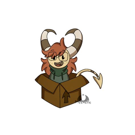 Imp in a box by Moonalle on DeviantArt