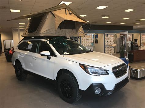 Custom Subaru Outback with Roof Tent