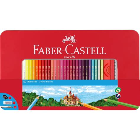 Kredki Zamek Kol Akcesoria Opak Metalowe Faber Castell Faber