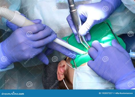 Dental Surgery For The Treatment Of Deep Caries In A Child Operation