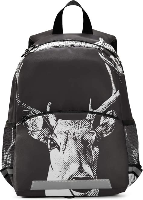 Releesss Tier Hirsch Kinder Rucksack Mit Brustgurt Schultasche