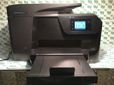 HP OfficeJet Pro 8715 All In One Inkjet Printer Data Got Junk