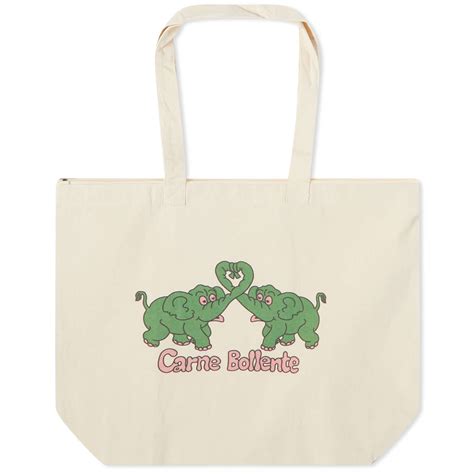 Carne Bollente Elefun Tote Bag Beige End Gb