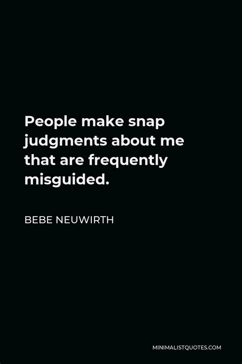 Snap Judgment Quotes Minimalist Quotes