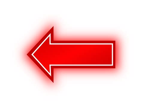 Neon Red Arrow Banner Neon Arrow 10978000 Png