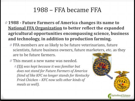 Ppt The National Ffa Organization Powerpoint Presentation Free