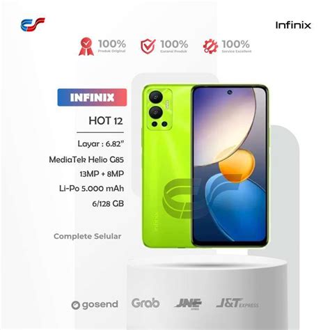Promo Infinix Hot GB MediaTek Helio G DISPLAY Type IPS LCD Hz Size Fast
