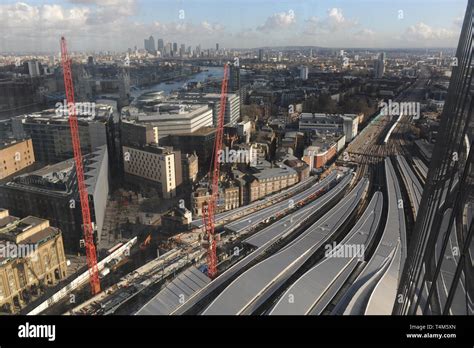 Aerial view of London from Shard Stock Photo - Alamy