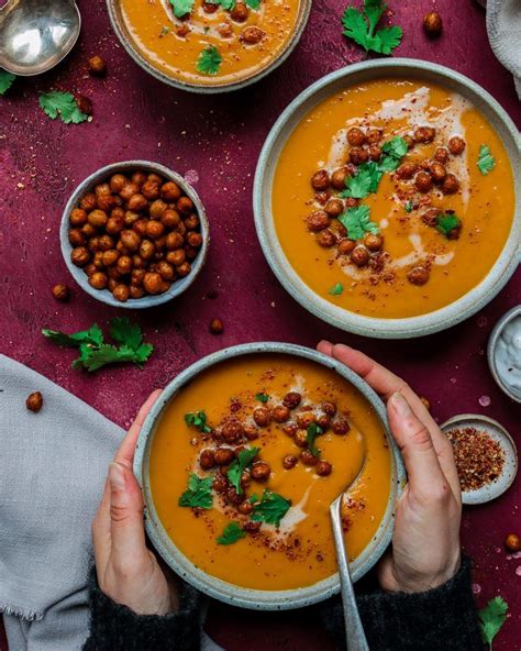 Red Thai Curry Sweet Potato Soup