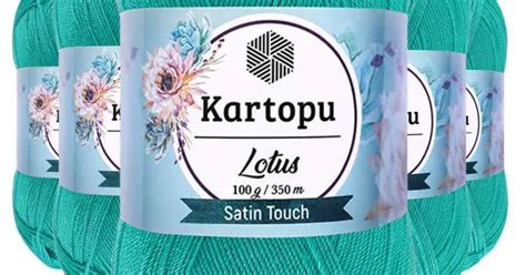 5 Adet Lotus Bikini Büstiyer Bluz Örgü İpi K440 Yeşil