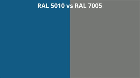 Ral 5010 Vs 7005 Ral Colour Chart Uk